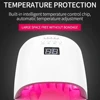 Rechargeable Nail Lamp 86W Wireless Gel Polish Dryer Red Light Manicure Light with Handle Cordless Nail UV LED Lamp 3