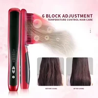 Professional Electric Hair Styling Straightening Smoothing Modeling Brush Rotating Hairbrush Hot Comb Electrical Curling Iron 3