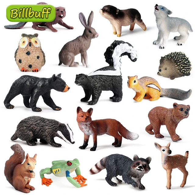 MINI FIGURINES Les animaux sauvages