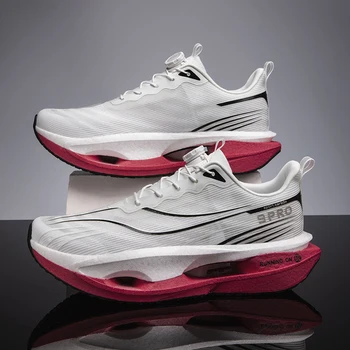 2026 Running Shoes Carbon Board Marathon Men Sports Breathable Lightweight Women's Comfortable Athletic Nonskid Casual Sneakers 1