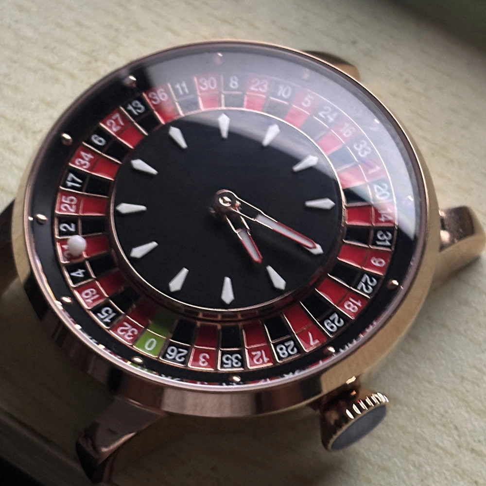 Mechanical Watch Richard Jacob & Co Mens Mechanical Watches Stainless Steel NH35 Wheel Turning Sapphire Glass Watches
