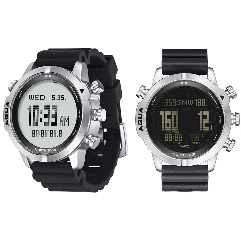 Y9rf Aqua Professional Diving Computer Watch For Men, Scuba Ndl 100m