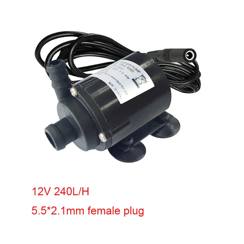 JT-160A DC 6V 120L/h 12V 240L/H Micro Aquarium Submersible Mini Water Pump for Fish Tank
