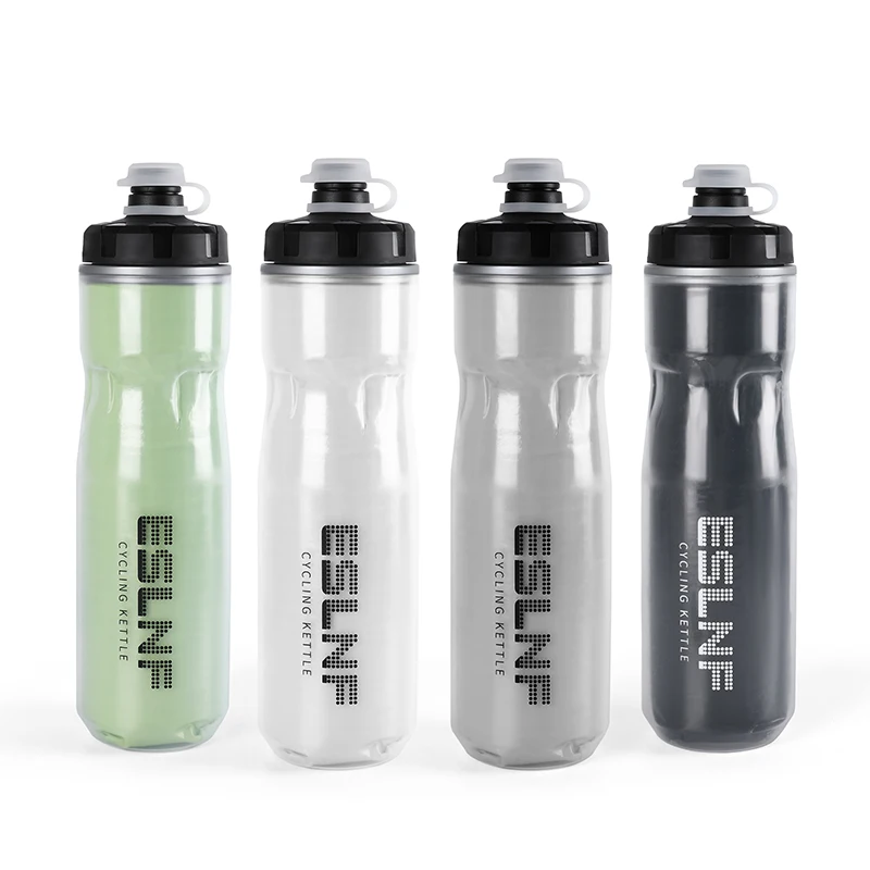 ESLNF Bike Kettle 720ml Mountain Road Bike Outdoor Cycling Kettle PP5 Squeeze Insulated Water Cup Bicycle Water Bottle