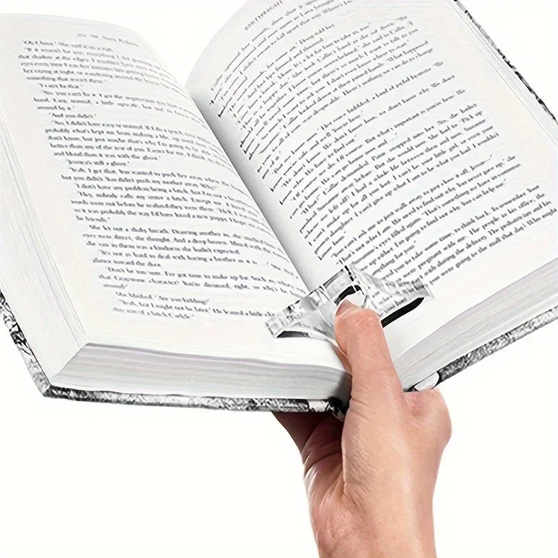 1PC 책 지지대 불규칙한 모양의 학교 사무실 다기능 북마크 엄지 페이지 홀더 문구 용품 책 엄지 홀더