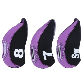 10PCS Neoprene Number Convenient Universal Soft Golf Putter Cover Iron Club Headcover Accessory During Outdoor Travel 5