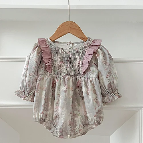 H10059 gray Romper