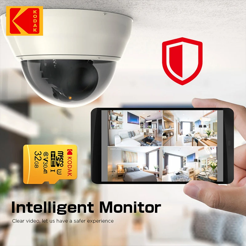 Kodak- ũ SD ī 64 GB Class10 ޸ ī 64G, Microsd ÷ ̺ ī 64 GB V30 U3, īŸ  ޸, 2 