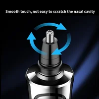 Electric Shaver Man Rechargeable Razor Shaving Knife Whisker Knife Household Portable Floating Three Tip Water Wash 3