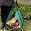 Firewood Log Carrier Storage Bag Log Holder for Picnic Travel Indoor Outdoor 1