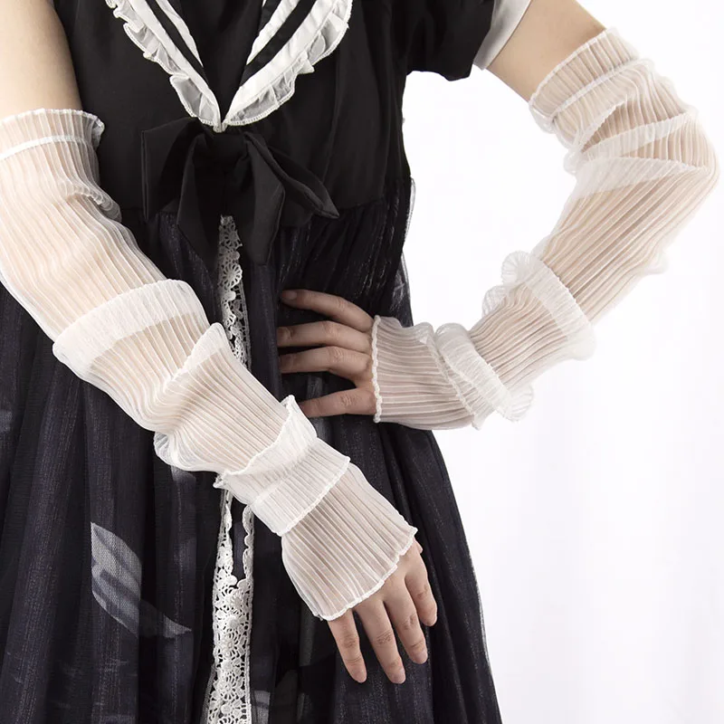 Рисунок 2 - Перчатки женские кружевные Длинные без пальцев