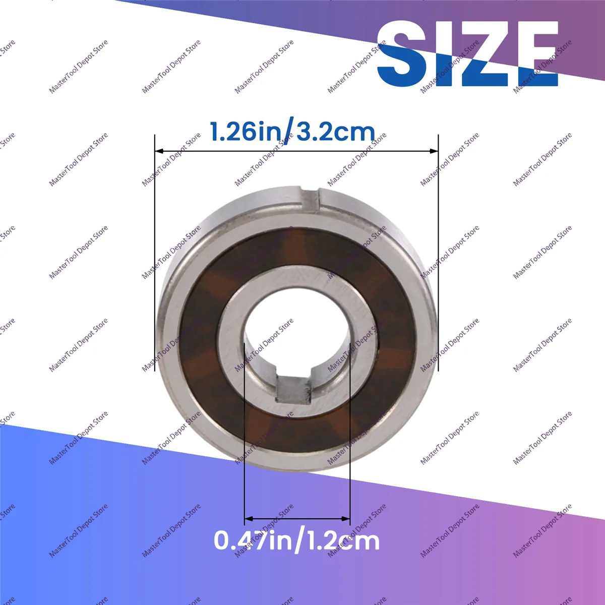 HOT CSK12PP 편도 클러치 이중 키홈 베어링 12 x 32 x 10mm