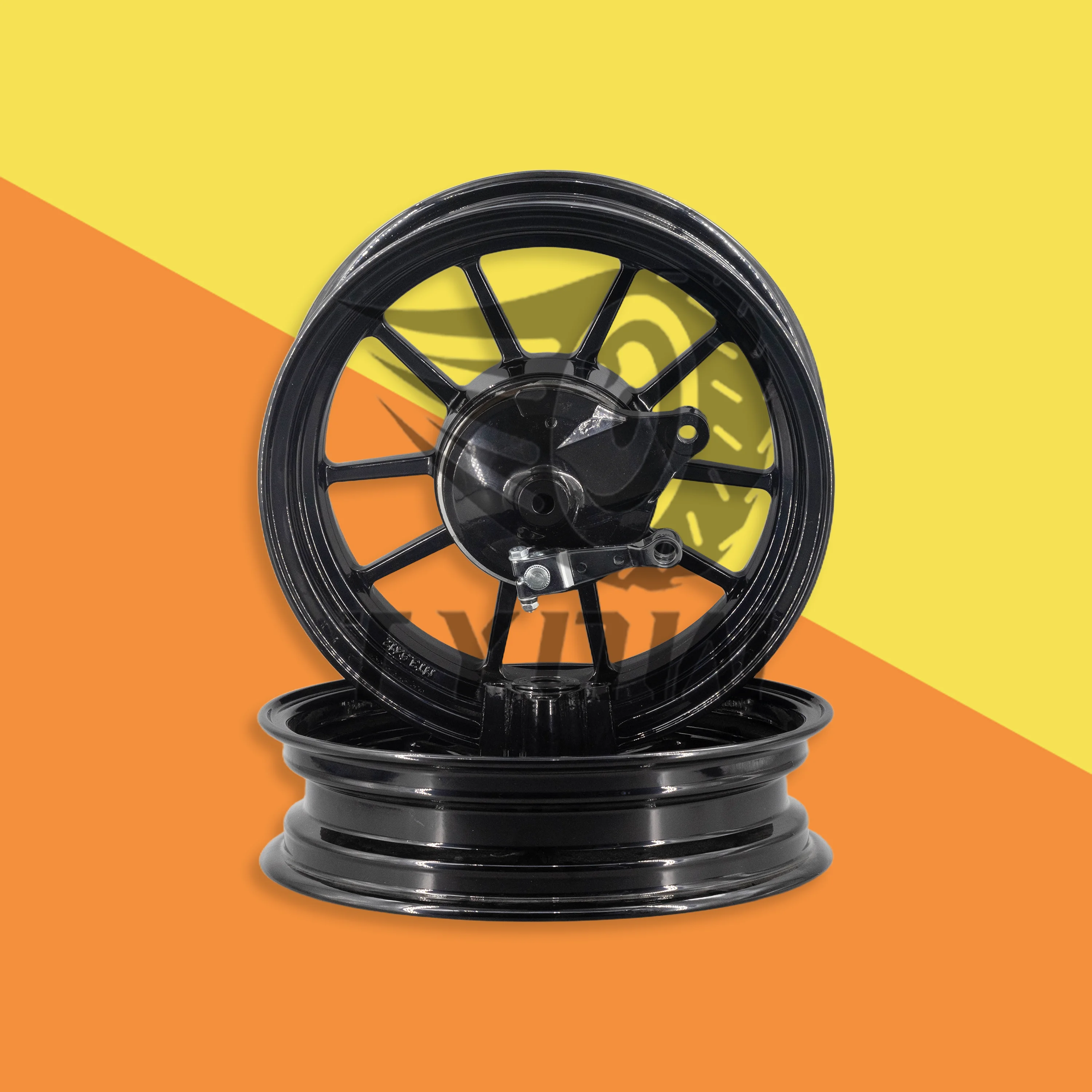 12 Inch Rims Motorcycle DAX 12 Inch Wheel Set Aluminum Motorcycle One Piece Rim front 2.75