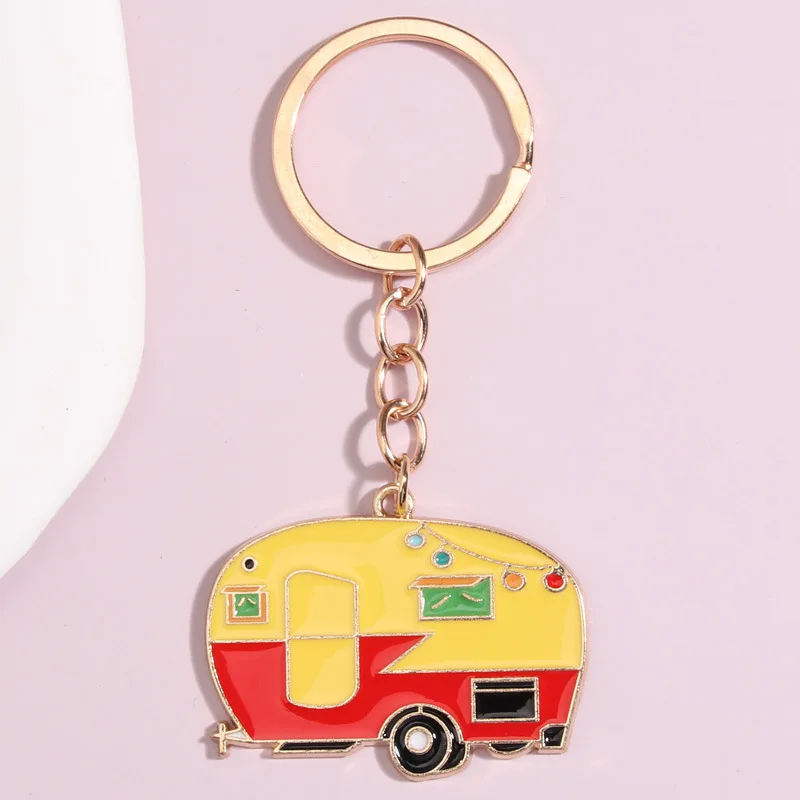 Keychain Camper Trailer Happy Camper Key Chain Keychains Happy