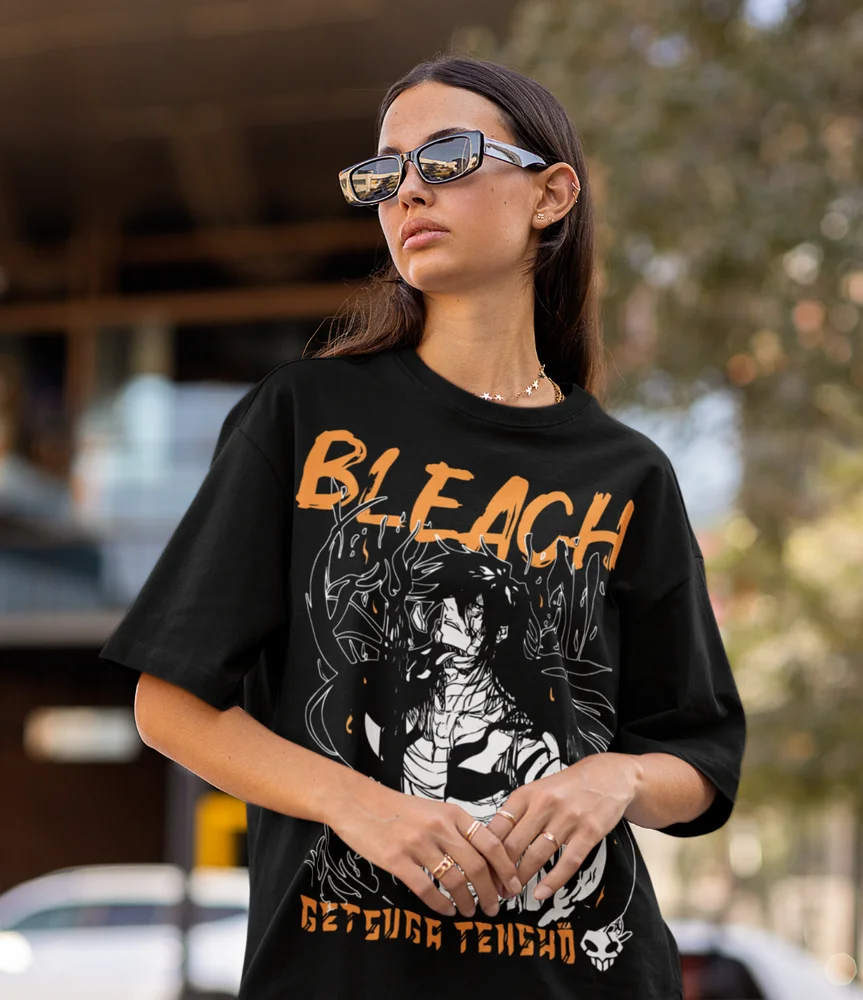 Фото Женская футболка Getsuga, Аниме Манга, мягкая футболка, все размеры №3