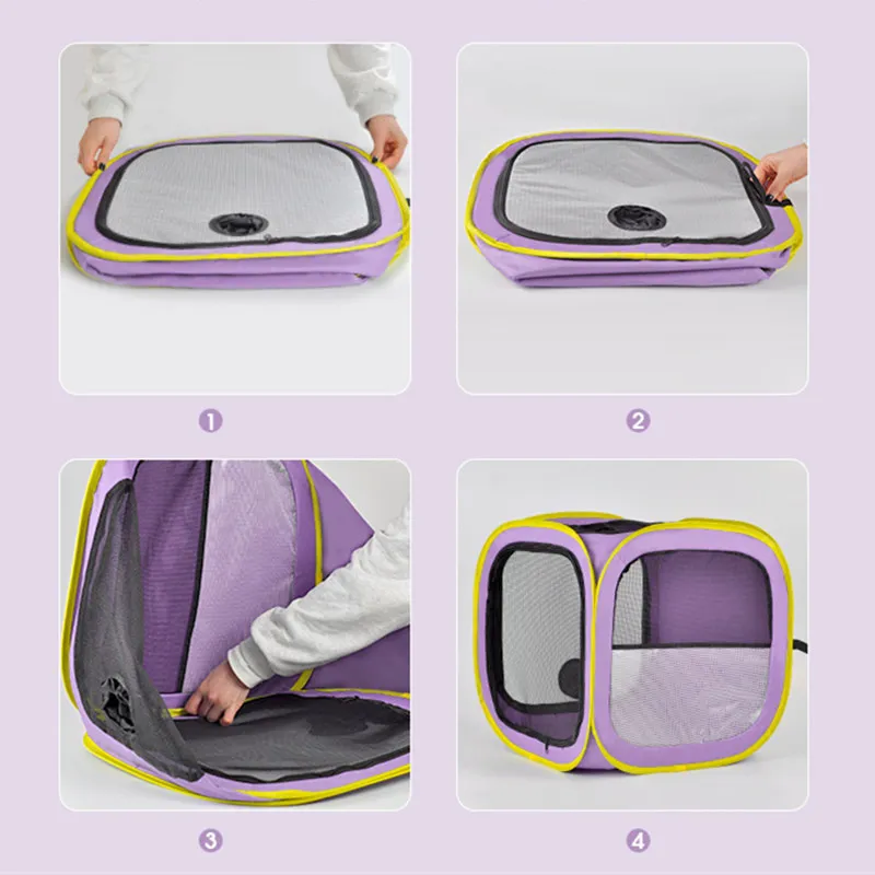 Dog Hair Dryer Bag Dryer Box Pet Bathing Dog Grooming Foldable Drying Box Dogs Hair Bag Pet Grooming Cat Cleanong Pets