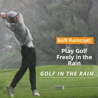 Golf Raincoat Rain Jacket Waterproof Lightweight Quick-Dry UV Sun Protection Breathable Outdoor Sports Men Women Golfing Apparel