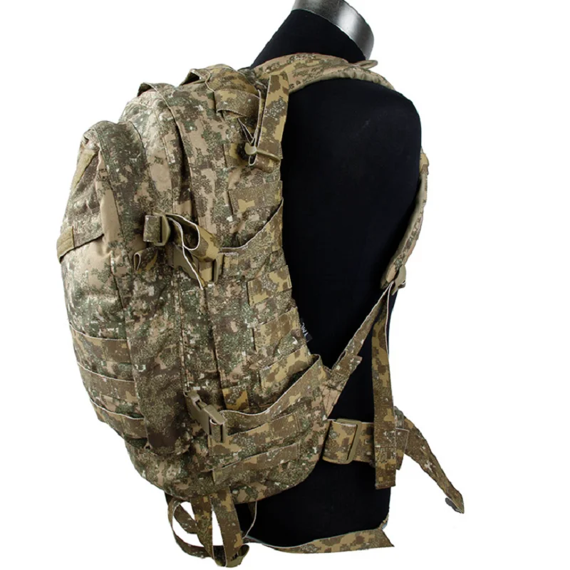 

Outdoor Backpack, TMC2517-BL/MOLLE Style A3 Day Pack, 500D Imported Fabric