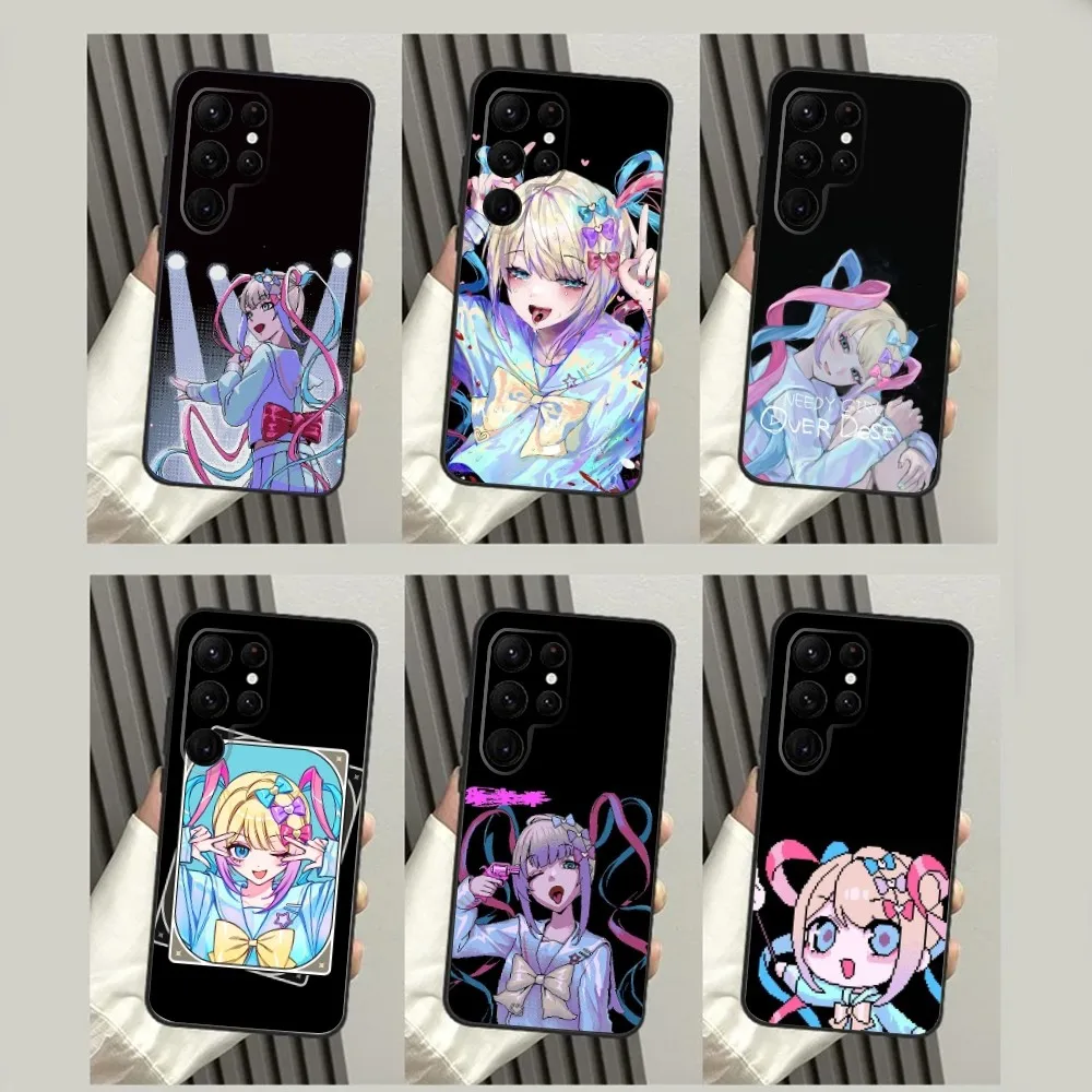 Custodia Per Telefono Kangel O-Overcase Neughty Girl Per Samsungs23,S22,S21,S20 Ultra Pro S10,S30Plus,S9,20Lite Ultra Black Cover