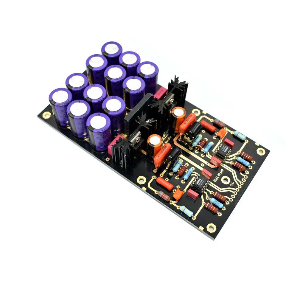 

MM Amplifier Board PCBA OPA2111KP Turntable HiFi Audio Amplifier Phono Preamp Preamplifier Assembled Board C2-003