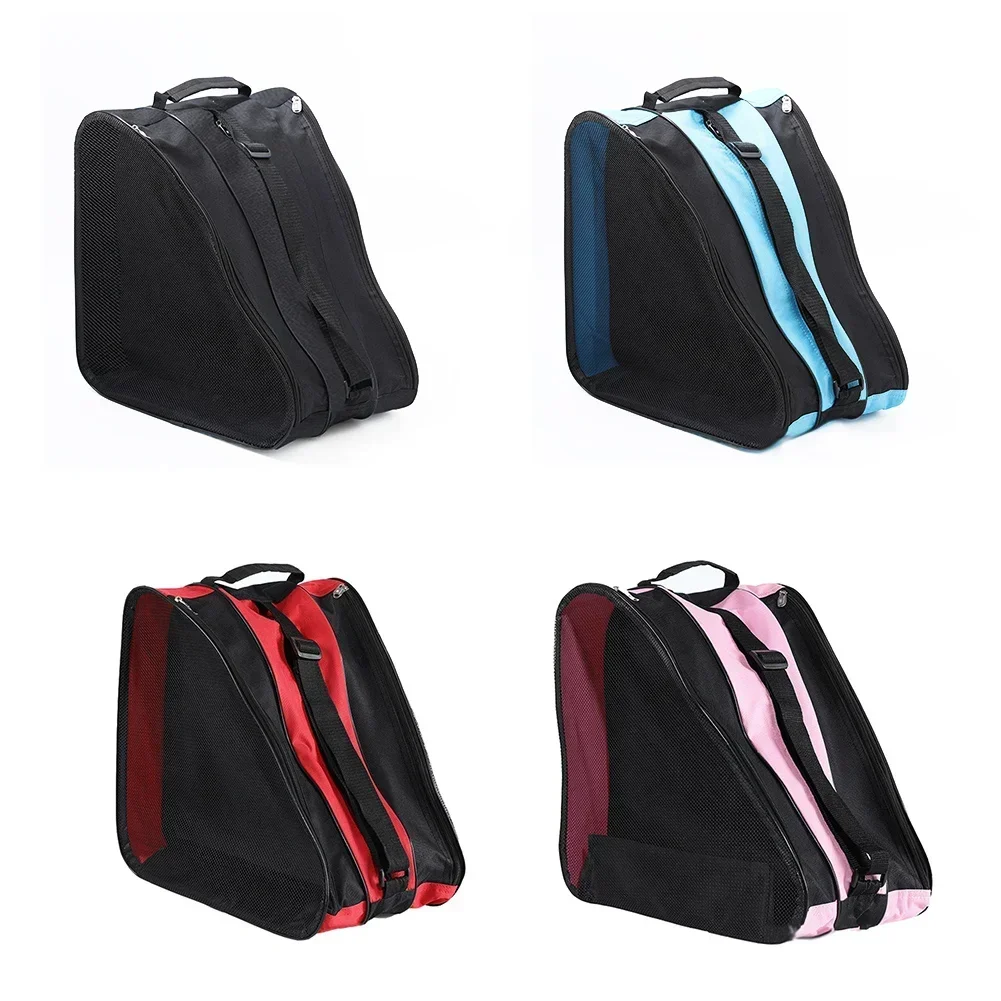 Skateboard Carry Bag Outdoor Three-layer Inline Roller Skating Shoe Backpack Ice Skates Storage Bags Accessories