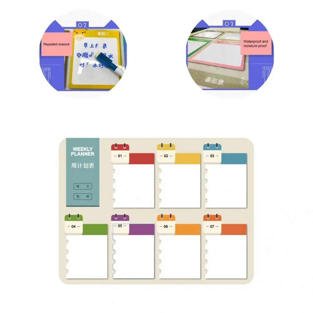 Daily Schedule Pad Helpful Unique Eyecatching