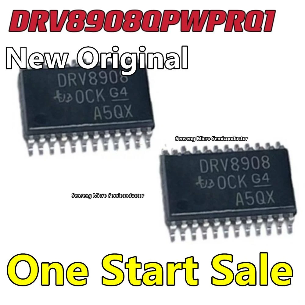100 New Drv8908qpwprq1 Htssop24 Motor Driver Chip And Original Ic Integrated Circuits