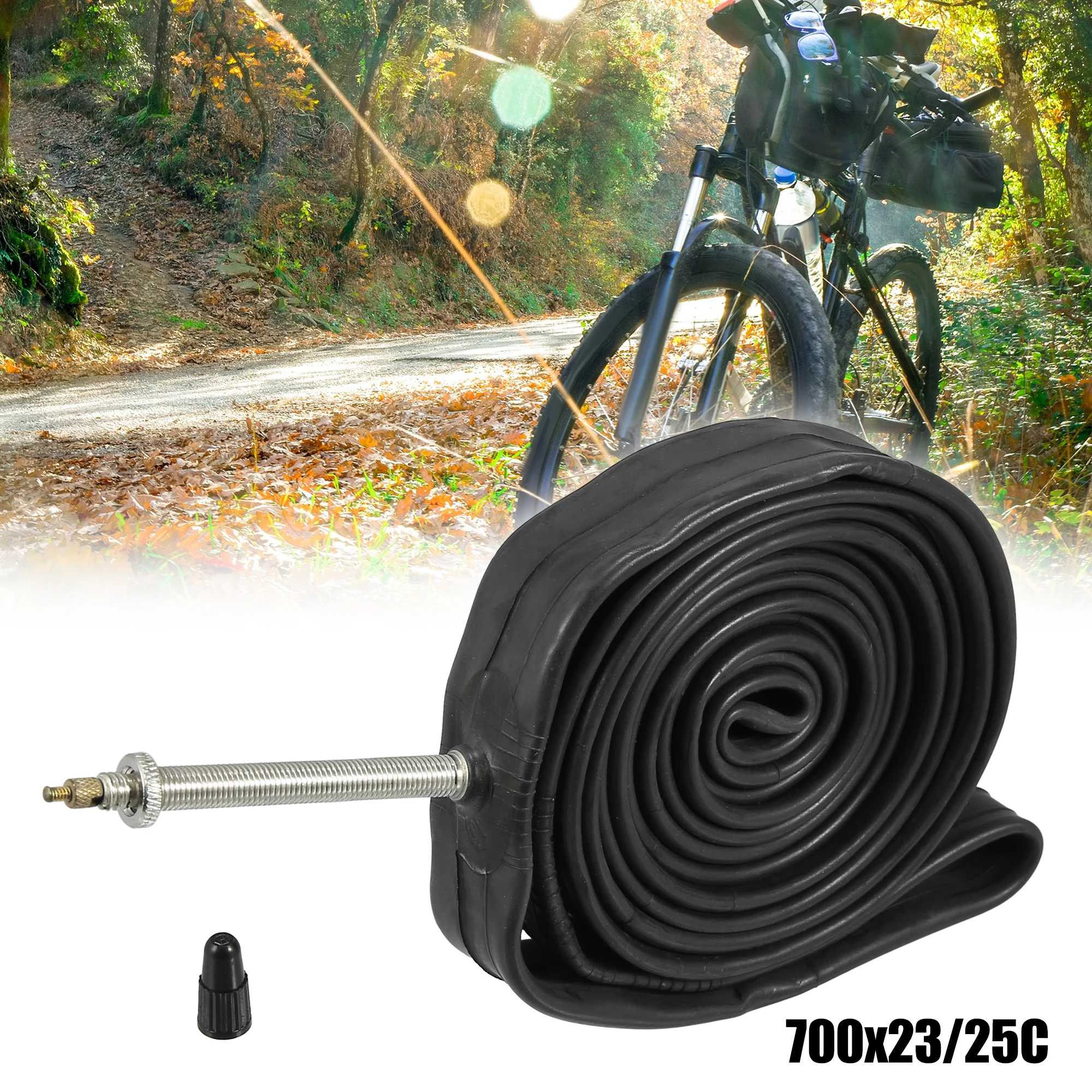 X Autohaux Standard Inner Tube French Valve Bicycle Tire Cycle Butyl