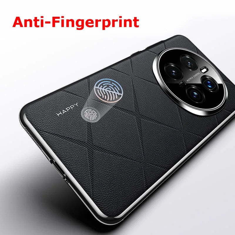 High-Quality Leather Case with Electric Porcelain Paint Finish