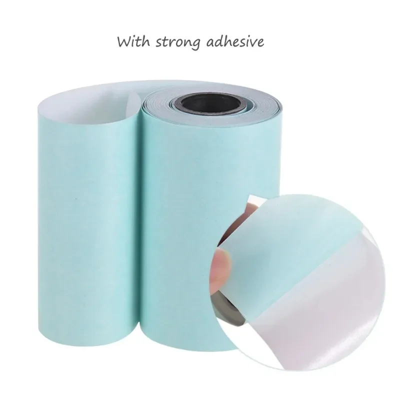 Thermal Paper Printable Sticker Paper Rolling Self-adhesive 57*30mm for PeriPage A6 Photo Printer for PAPERANG P1/P2 Scrapbook
