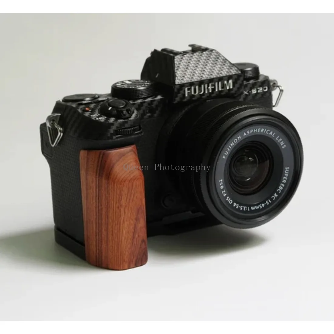 Fotocamera In Legno L Plate Hand Grip Per Fuji Xs-20 Fujifilm Xs20 Ebano Walunt Camp Base Sgancio Rapido Muslimatexays