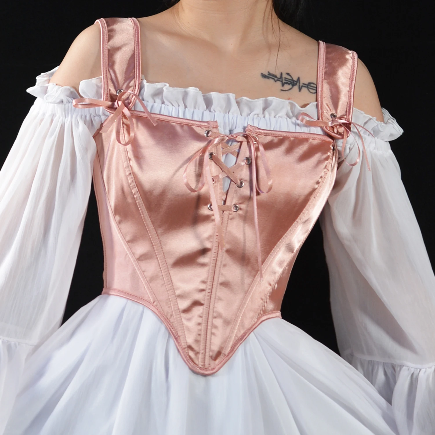 Tatl nektar dantel up korse k rpma yelek st k rp lm Feminino Backless 