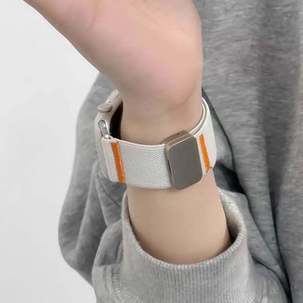 รูปสินค้า สายนาฬิกา Apple Watch ยืดหยุ่น ปรับขนาดได้ หลายสี เปลี่ยนง่าย
