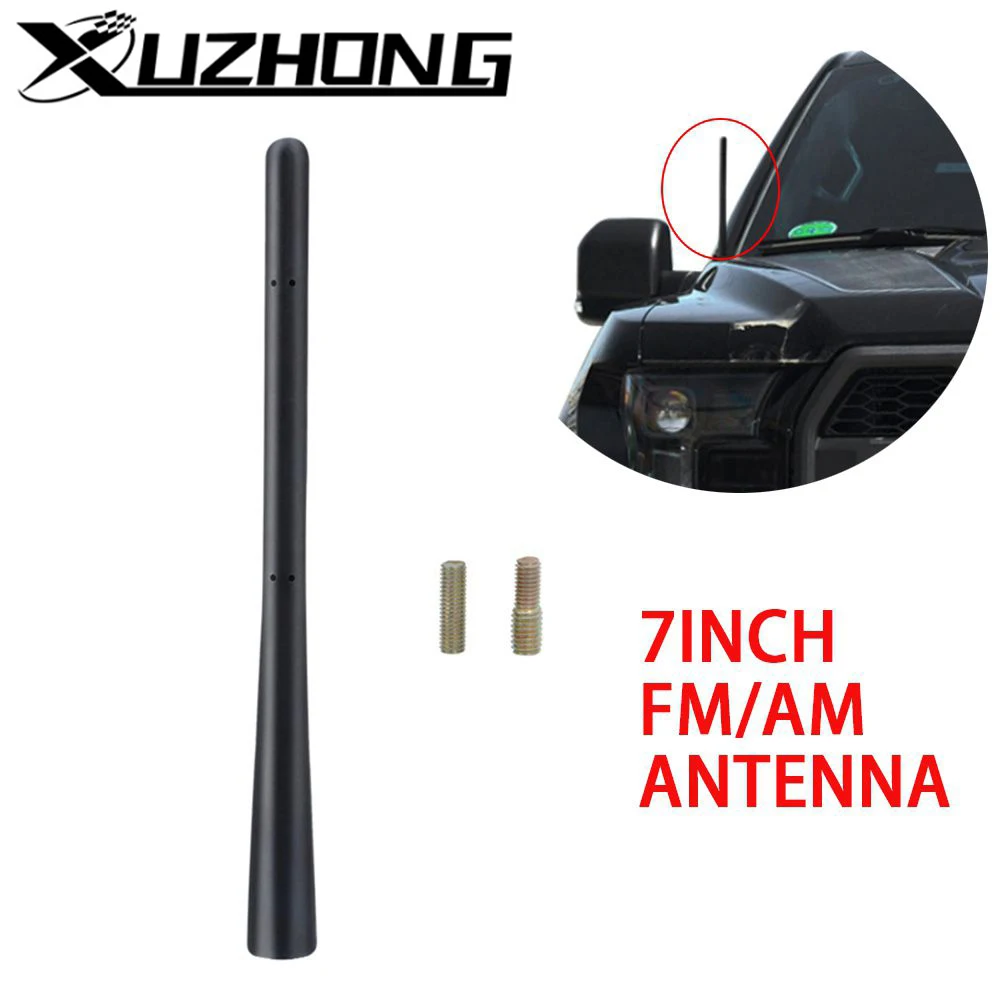 

7inch Car Antenna Radio AM/FM Antenna Mast Accessories For Ford Raptor F150 F250 F350 Dodge Rem 1500 2500 3500