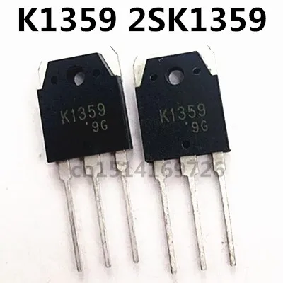 

Original New 2pcs/ K1359 2SK1359 TO-3P 1000V 5A