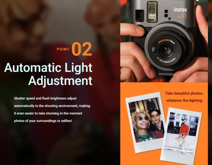 Original New Fujifilm Instax Mini 41 Instant Camera Black And Fuji Photo Film Paper / Fuji Ffilm White border Film Photo Paper