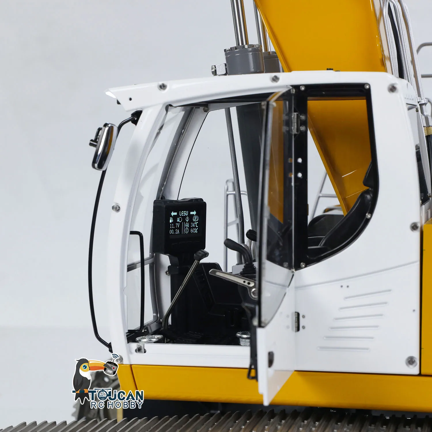 1/14 LESU Metal RC Hydraulic Excavator LR945 Construction Vehicles Remote Control Digger PL18EV Lite Painted Assembled RC Toys 5