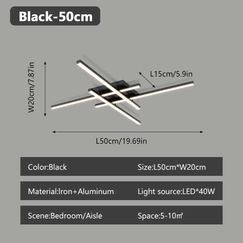 CLX023 Black 50cm