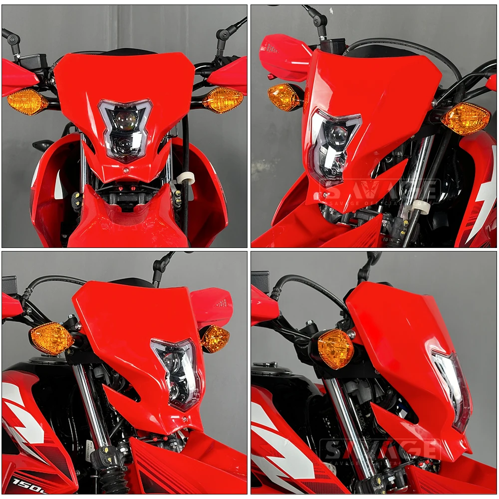 ホンダ XR ヘッドライトユニット レッド ホンダ XR ヘッドライトユニット レッド