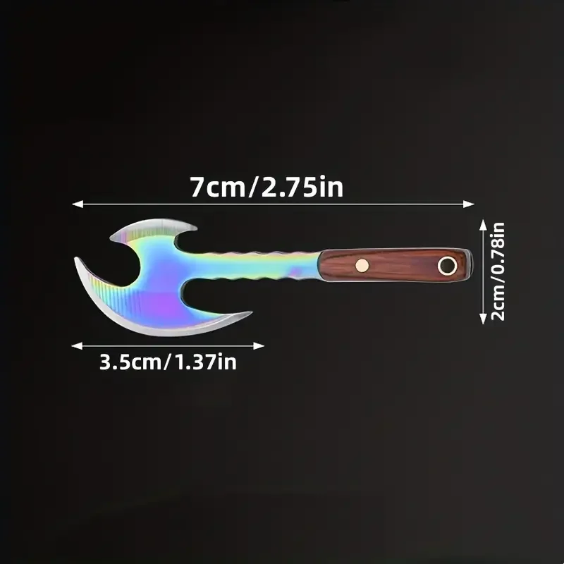 Mini Ax Knife Keychain Parcel Opening Tools, Sharp Mini Pocket Knife, The Best Gift for Family and Friends Camping Outdoor Tool