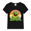 Kermit The Frog Kids T-Shirt 2024 FashionT Shirt Girls Boys Cartoon Style T-Shirt Toddler Tees Tops Summer Funny Kids Clothes 1