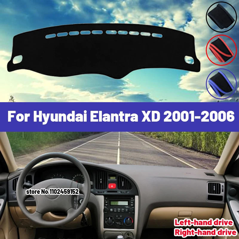 Alta Qualità Per Hyundai Elantra Xd 2001-2006 Tappetino Per Cruscotto Per Auto Parasole Evitare Tappetini Leggeri Tappeti Interni Anti-Uv 2005