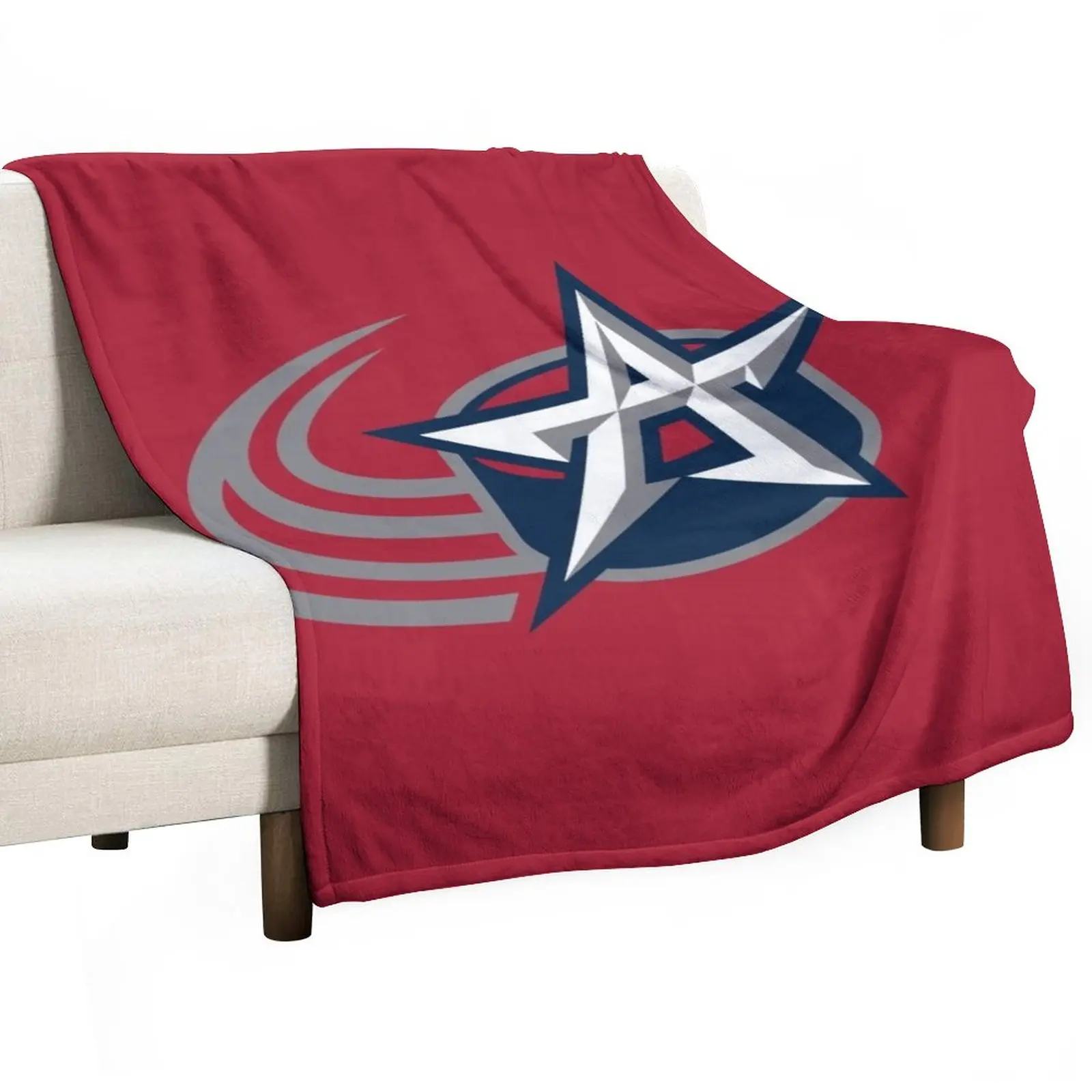 

New ALLEN AMERICANS Throw Blanket Picnic Fluffy Softs Blankets