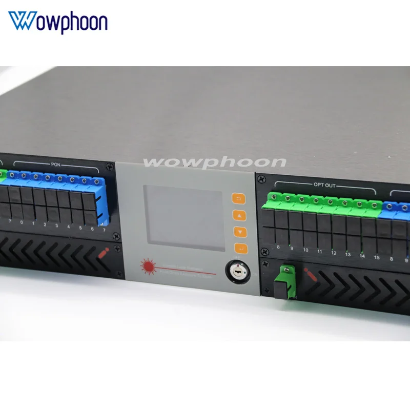 EDFA WDM 32 ports Optical Fiber Amplifier, 32 Ports, 16dBm, CATV 1550nm, High Power, Multi-Output, EDFA, WDM Customized