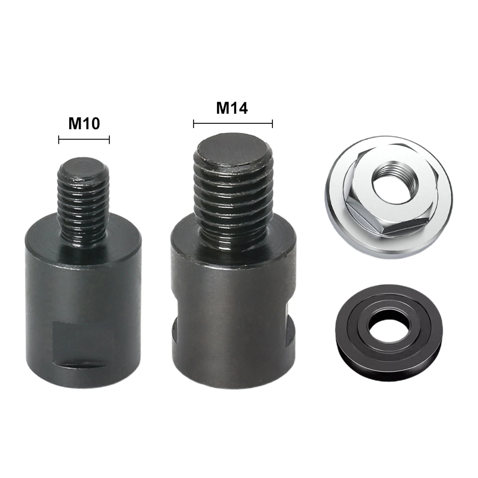 M14 M1 Grinder Adapter Converter And Platen Set Angle Grinder  Accessories Connector Screw Nuts Slotting Different Thread