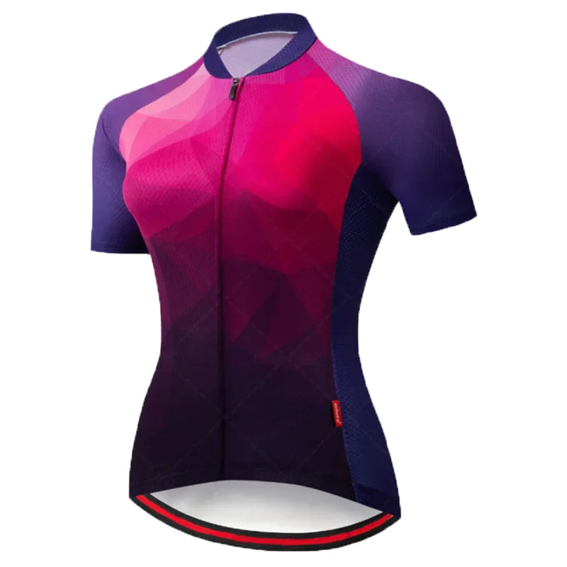 Short Sleeve Jersey Set Women MTB Pattern Breathable Road Bike Clothes Cycling Clothing Summer Cycling Kit Vintage 5