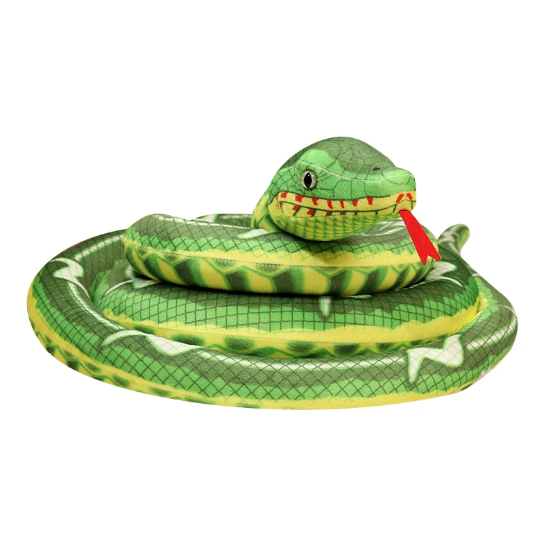 Peluche de serpiente de pitón para niños, almohada de peluche de - Main Image
