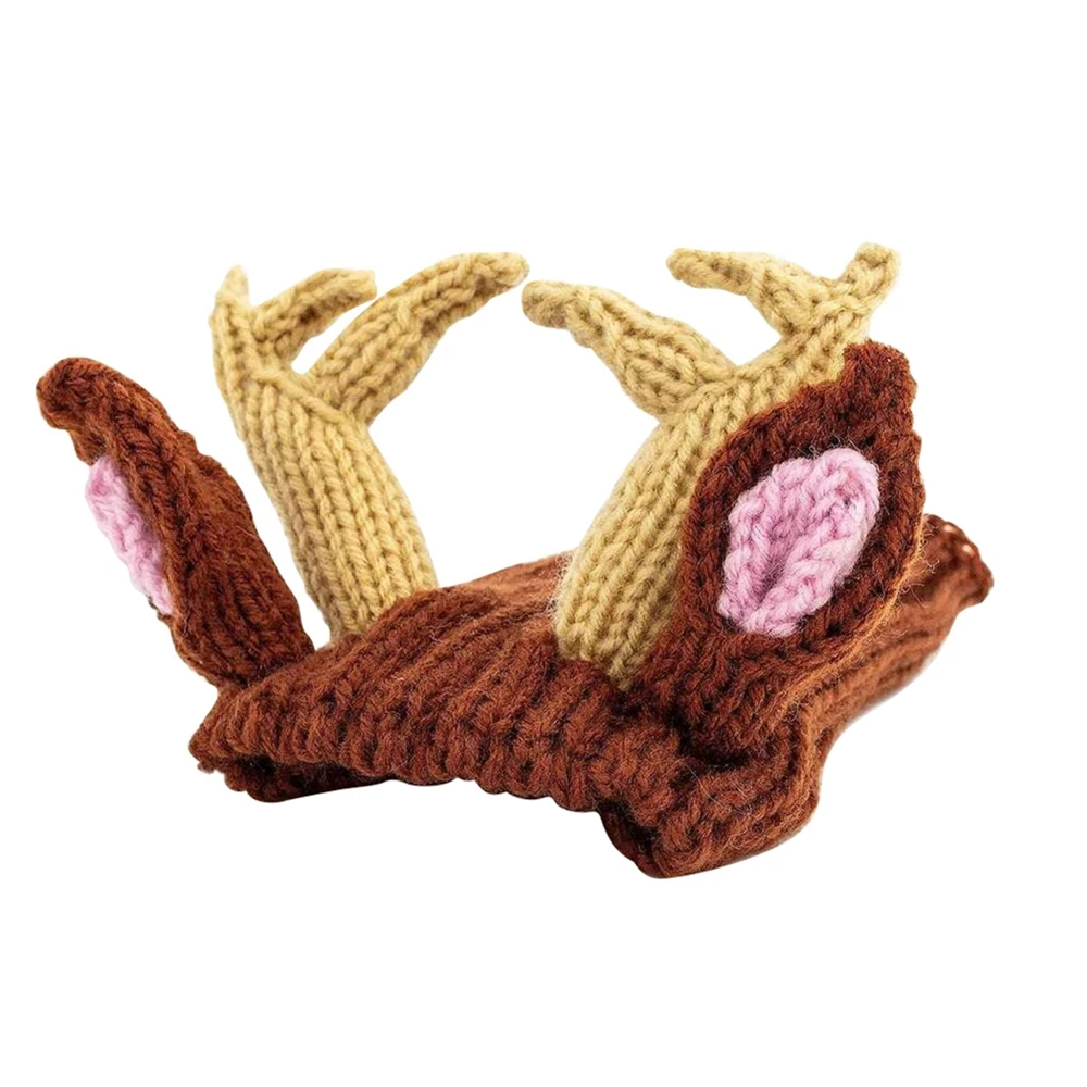 thumbnail image 1 of Gorro de invierno para mascotas, gorro tejido con animales, gorro para mascotas, fotos de disfraces para perros pequeños y medianos, bulldog francés, pug, 1 of 5