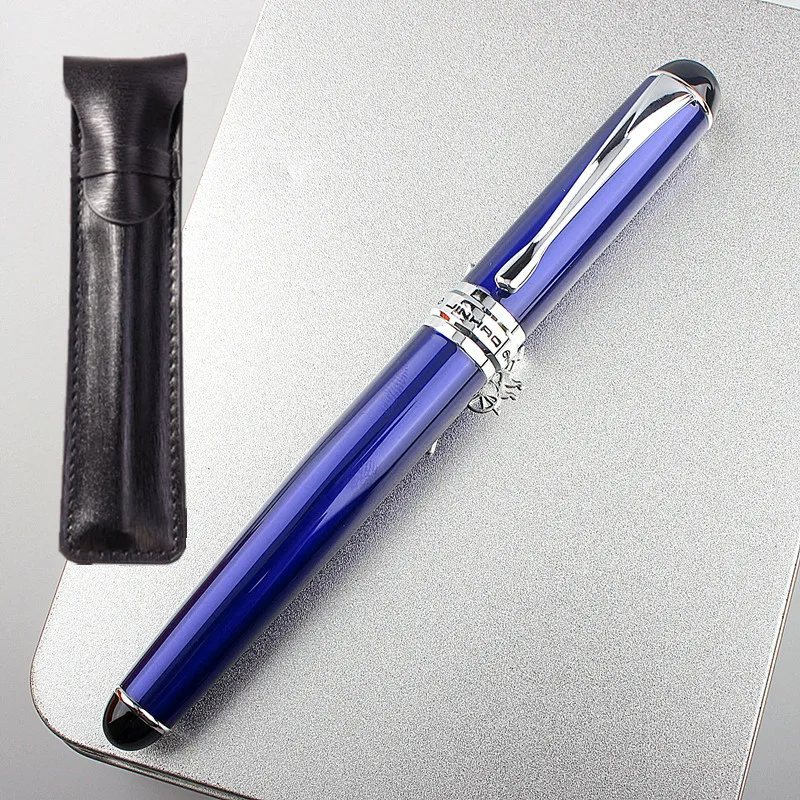 

Jinhao X750 Classic Style Silver Clip Metal Fountain Pen 0.5mm Nib Steel Ink Pens for Gift Office Supplies School Supplies