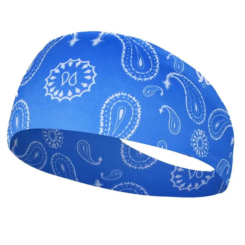 

Exercise Headband Workout Sweatbands Hemiyan Style Printed Stretchy Unisex Non Slip Moisture Wicking Headband For Working Out